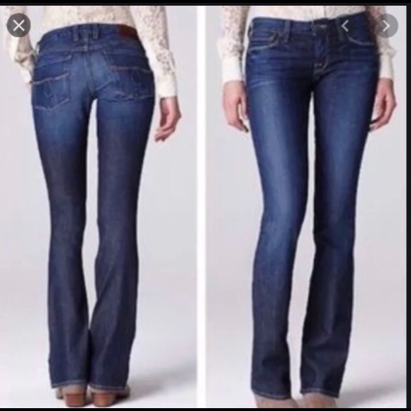 Lucky Brand Denim - Lucky brand jeans Lola straight run stitch
